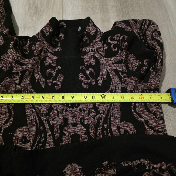 Free People Black and Pink Patterned Tunic - Picture 6 of 11